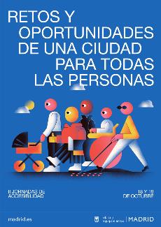 Cartel de las II Jornadas de Accesibilidad del Ayuntamiento de Madrid