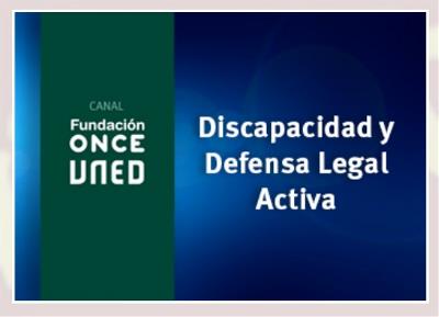 Logotipo de la nueva edición de la formación en línea “Discapacidad y defensa legal activa en la era digital’