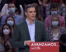 El presidente del Gobierno y secretario general del PSOE, Pedro Sánchez, durante su discurso de clausura en el 40º Congreso Federal que el PSOE