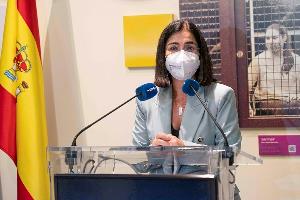 Carolina Darias, ministra de Sanidad, agradece el premio cermi