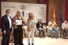 Cristina Paredero, activista con discapacidad, recoge el Premio Nacional de Juventud 2021 por defender los derechos de las personas con discapacidad