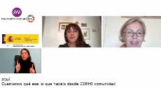 la coordinadora de la Comisión de la Mujer de CERMI Comunidad Valenciana, Amalia Diéguez