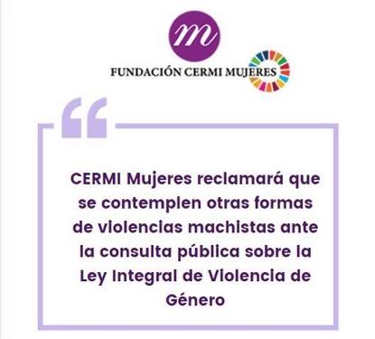 CERMI Mujeres reclamará que se contemplen otras formas de violencias machistas ante la consulta pública sobre la Ley Integral de Violencia de Género