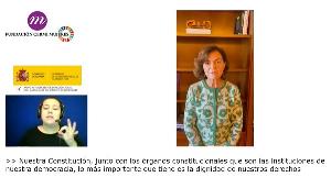 Carmen Calvo Poyato, presidenta de la Comisión de Igualdad del Congreso de los Diputados (Grupo Parlamentario Socialista)