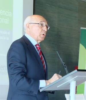 Juan Pérez, durante una intervención del CERMI CyL.
