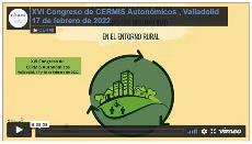 Imagen que da paso a la Grabación audiovisual accesible del XVI Congreso de CERMIS Autonómicos. Valladolid 17 de febrero de 2022