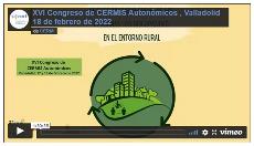 Imagen que da paso a la Grabación audiovisual accesible del XVI Congreso de CERMIS Autonómicos. Valladolid 18 de febrero de 2022