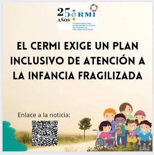 El CERMI exige un plan inclusivo de atención a la infancia fragilizada