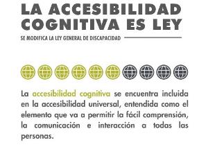 Imagen sobre la novedad normativa sobre accesibilidad cognitiva en un tuit del Real Patronato sobre Discapacidad