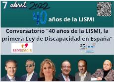 conversatorio "40 años de la LISMI, la primera Ley de Discapacidad en España"