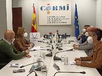 Imagen durante la reunión de la delegación del CERMI con Carmen Navarro, vicesecretaria general de Política Social del Partido Popular