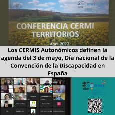 Los CERMIS Autonómicos definen la agenda del 3 de mayo, Día nacional de la Convención de la Discapacidad en España