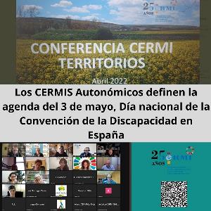 Los CERMIS Autonómicos definen la agenda del 3 de mayo, Día nacional de la Convención de la Discapacidad en España