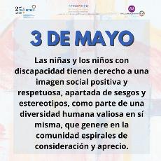3 de mayo, Día Nacional en España. Convención Internacional sobre los Derechos de las Personas con Discapacidad