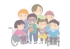 Ilustraciones de niños con discapacidad - Día Nacional en España de la Convención Internacional sobre los Derechos de las Personas con Discapacidad	