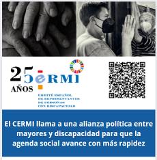 El CERMI llama a una alianza política entre mayores y discapacidad para que la agenda social avance con más rapidez