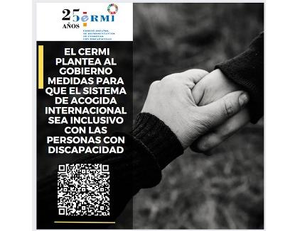 El CERMI plantea al Gobierno medidas para que el sistema de acogida internacional sea inclusivo con las personas con discapacidad	
