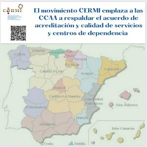El movimiento CERMI emplaza a las CCAA a respaldar el acuerdo de acreditación y calidad de servicios y centros de dependencia