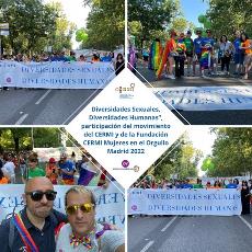 El CERMI, entidad social presente en el desfile del Orgullo 2022, en Madrid	
