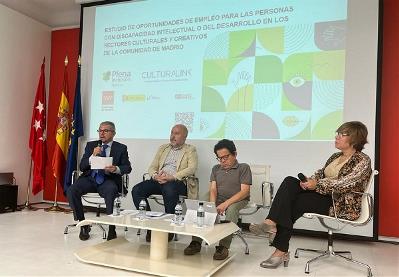 Plena Inclusión Madrid propone una estrategia para incorporar a un millar de personas con discapacidad intelectual y/o del desarrollo en los sectores culturales y creativos en los próximos cuatro años