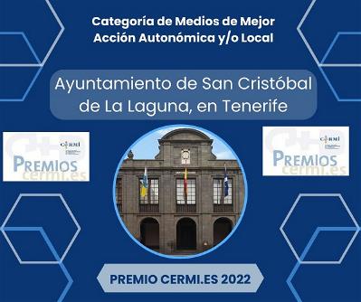 Ayuntamiento de La Laguna, Premio Cermi.es.