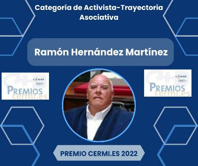  En la modalidad de Activista-Trayectoria Asociativa, Ramón Hernández Martínez, persona con discapacidad física activista desde hace más de 40 años