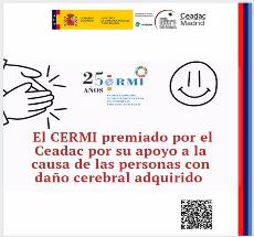 El CERMI premiado por el Ceadac por su apoyo a la causa de las personas con daño cerebral adquirido	