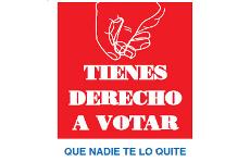 Imagen de la portada de la publicación del CERMI “Tienes derecho a votar: que nadie te lo quite”