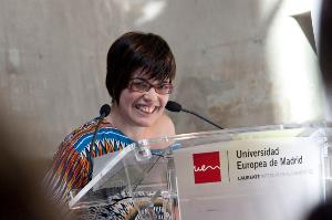 Claudia Tecglen, presidenta la Asociación Convivir con Espasticidad