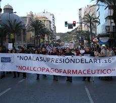La Delegación del CERMI CV en Alicante reúne a 2.500 personas en contra del copago farmacéutico