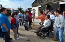 Jornada de convivencia con caballos celebrada en 2012 en el programa 'Ocio y Cultura' para personas con discapacidad de Santander