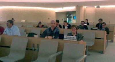 Un momento del debate general celebrado en Ginebra y al que asistieron representantes del CERMI