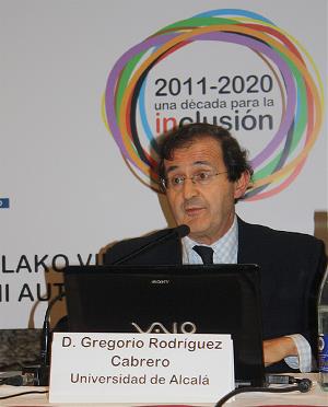 Gregorio Rodríguez Cabrero, catedrático de la Universidad de Alcalá 