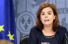 La vicepresidenta, ministra de la Presidencia y portavoz, Soraya Sáenz de Santamaría, presentó la Ley de Transparencia