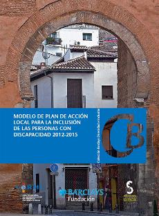 Portada de la publicación "Modelo de Plan de Acción Local para la inclusión de las personas con discapacidad 2012-2015"