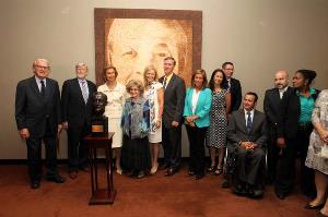 Foto de familia de la entrega del Premio Roosevelt en Naciones Unidas
