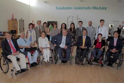 El CERMI con los miembros del proyecto Tutors en la sede de Aspaym Madrid y Fundación Lesionado Medular