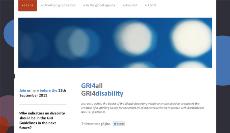 Imagen de la web la web ‘www.gri4disability.org’