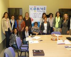 Imagen de la Comisión de Mujer del CERMI-Aragón tras una reunión
