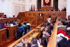 Cospedal participa en el Pleno extraordinario de la Discapacidad