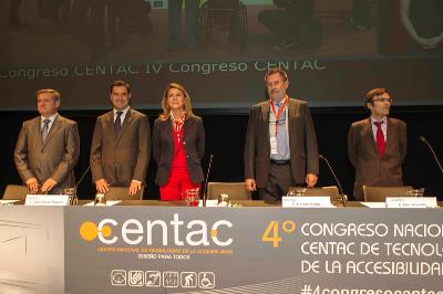Mesa inaugural del 4º Congreso Nacional Tecnologías de la Accesibilidad