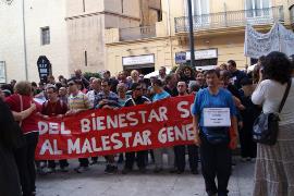 Imagen de una manifestación del sector de la discapacidad en Valencia