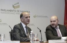Alberto Catalán, Presidente del Parlamento y Luis Cayo Pérez Bueno, presidente del CERMI y de la Fundación Derecho y Discapacidad