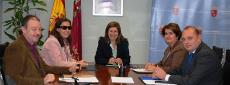 Encuentro del CERMI Región de Murcia con la Consejera de Sanidad y Política Social de la Región de Murcia