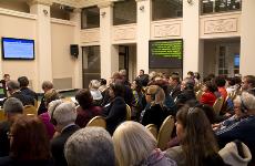 Imagen de la reunión mantenida por la Junta Directiva del EDF en Vilna