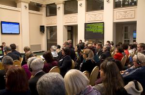 Imagen de la reunión mantenida por la Junta Directiva del EDF en Vilna