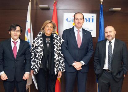 El consejero Extremadura visita la sede del CERMI