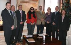 El presidente de la Comunidad recibe a la junta directiva del CERMI REgion de Murcia