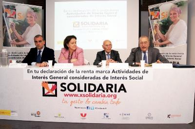 Presentación de la campaña X Solidaria 2014