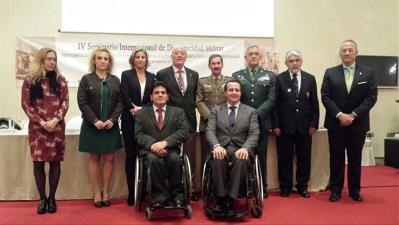 Imagen de la clausura del IV Seminario Internacional sobre Discapacidad Militar